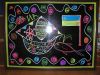 FLUORECENT BOARD 30*40 Светящийся борд. LED доска Fluorecent Board. Доска для маркера