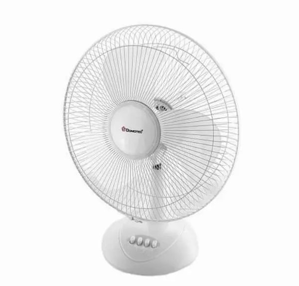 Настольный Мощный Портативный Компактный Вентилятор DOMOTEC MS-1625 White, с двухсторонней защитной решеткой, 3 скоростных режима,электровентилятор бытовой 30W